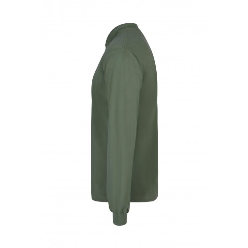 PL200UC.POLO UNISEX MANGA LARGA TEA GREEN S