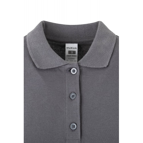 PL200WC.POLO MANGA LARGA MUJER DARK GREY 2XL