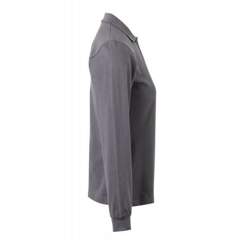 PL200WC.POLO MANGA LARGA MUJER DARK GREY 2XL