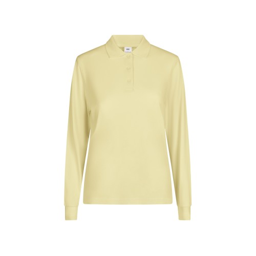 PL200WC.POLO MANGA LARGA MUJER BUTTER YELLOW XS