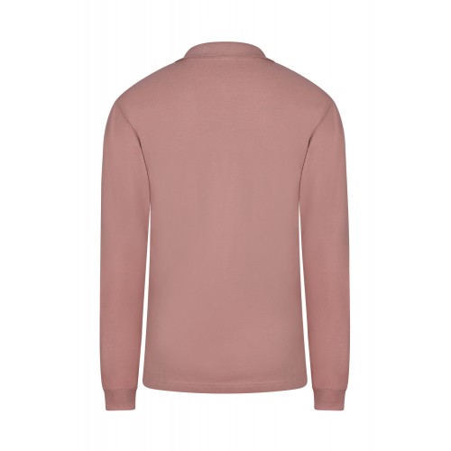 PL200WC.POLO MANGA LARGA MUJER PALE ROSE S