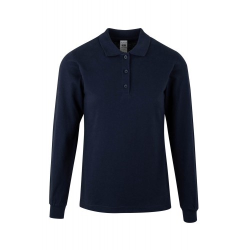 PL200WC.POLO MANGA LARGA MUJER NAVY M