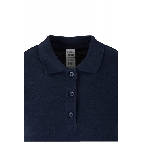 PL200WC.POLO MANGA LARGA MUJER NAVY 2XL