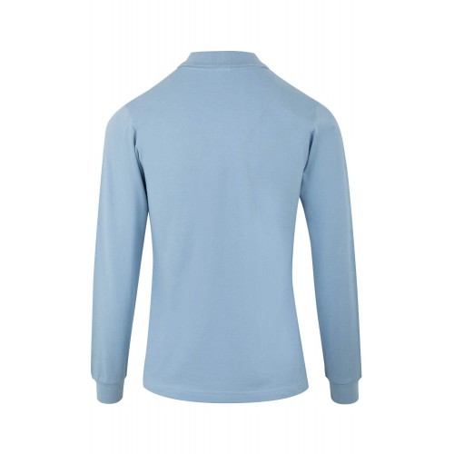 PL200WC.POLO MANGA LARGA MUJER SKY BLUE 2XL