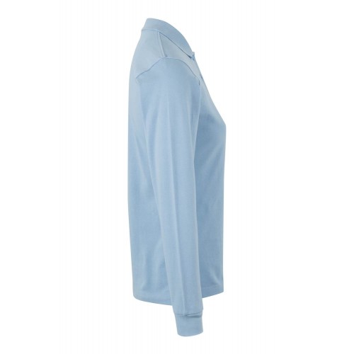 PL200WC.POLO MANGA LARGA MUJER SKY BLUE 2XL