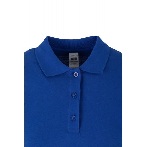 PL200WC.POLO MANGA LARGA MUJER ROYAL BLUE 2XL