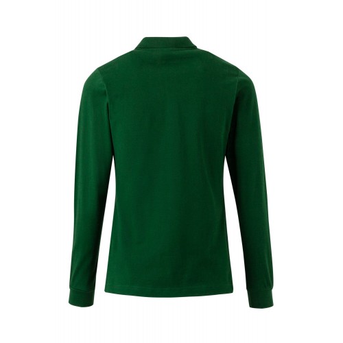 PL200WC.POLO MANGA LARGA MUJER BOTTLE GREEN 2XL