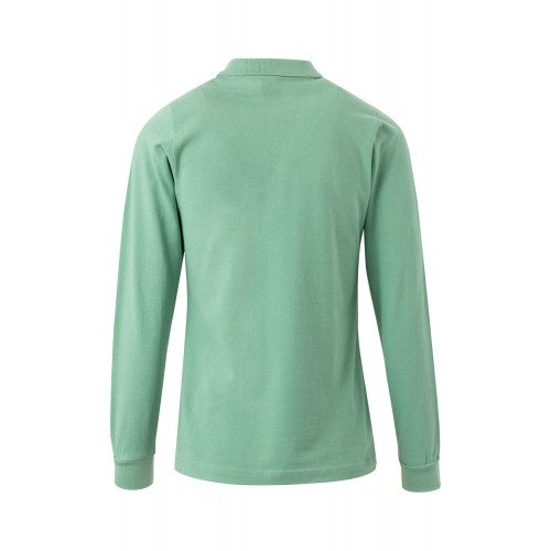 PL200WC.POLO MANGA LARGA MUJER SAGE 2XL