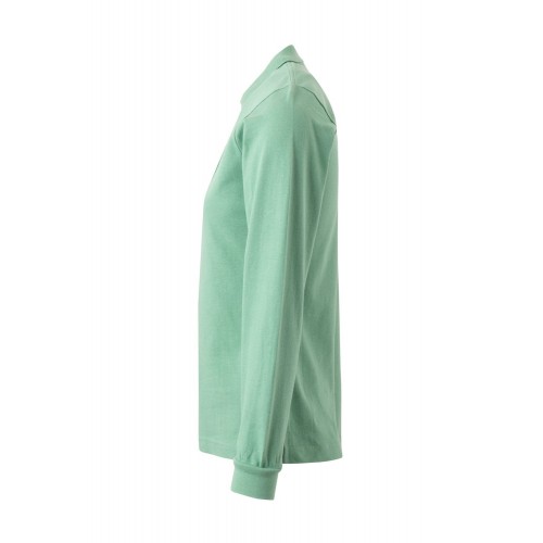 PL200WC.POLO MANGA LARGA MUJER SAGE 2XL