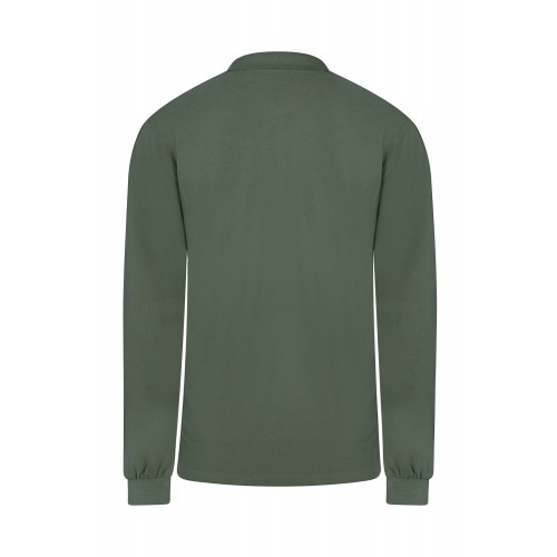 PL200WC.POLO MANGA LARGA MUJER TEA GREEN S