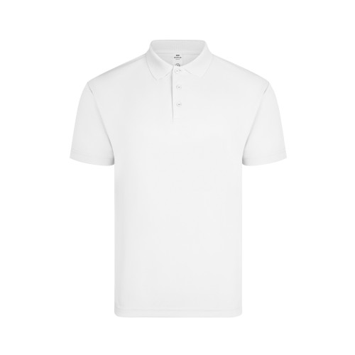 PS160U.POLO MANGA CORTA UNISEX WHITE S