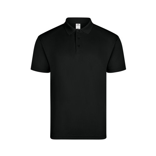 PS160U.POLO MANGA CORTA UNISEX BLACK S