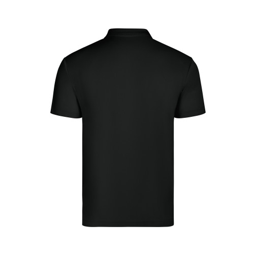 PS160U.POLO MANGA CORTA UNISEX BLACK S