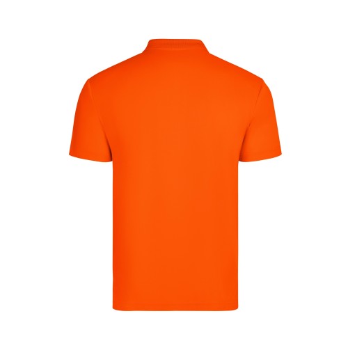 PS160U.POLO MANGA CORTA UNISEX FLUOR ORANGE S