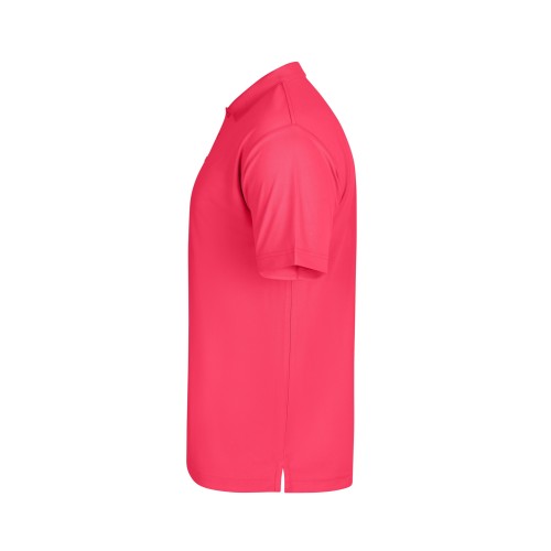 PS160U.POLO MANGA CORTA UNISEX FLUOR CORAL S