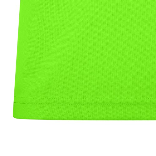PS160U.POLO MANGA CORTA UNISEX LIME FLÚOR S