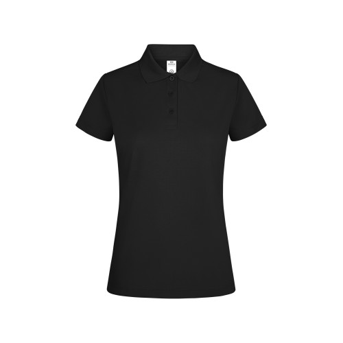 PS160W.POLO MANGA CORTA MUJER BLACK XS