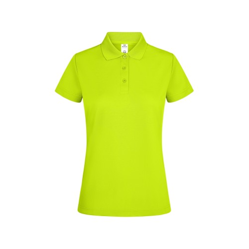 PS160W.POLO MANGA CORTA MUJER FLÚOR YELLOW XS
