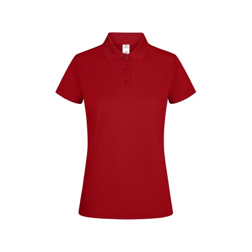 PS160W.POLO MANGA CORTA MUJER RED XS