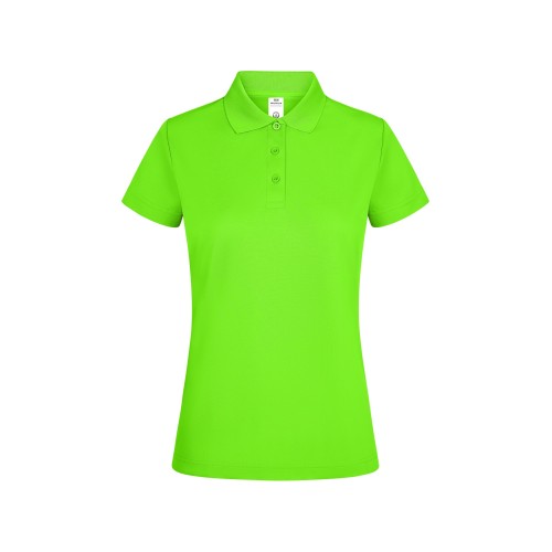 PS160W.POLO MANGA CORTA MUJER LIME FLÚOR XS