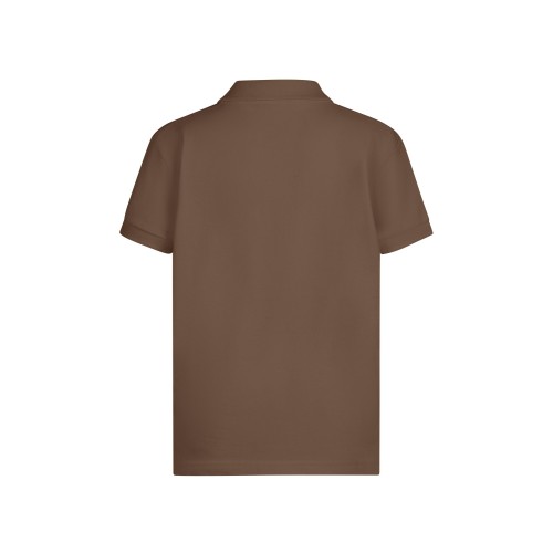PS200KC.POLO MANGA CORTA KIDS MOCHA 1/2