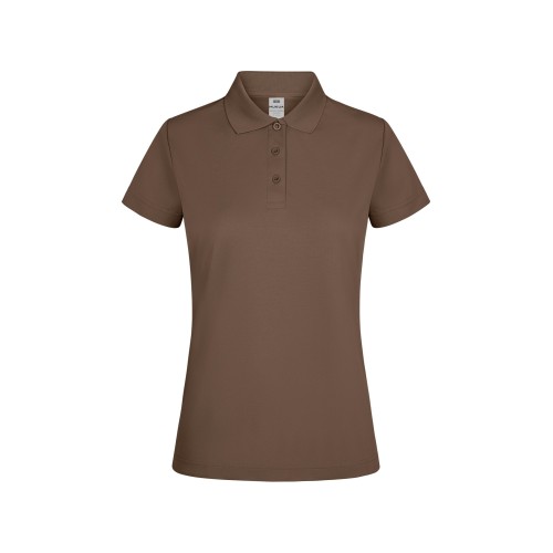 PS200WC.POLO MANGA CORTA MUJER MOCHA XS