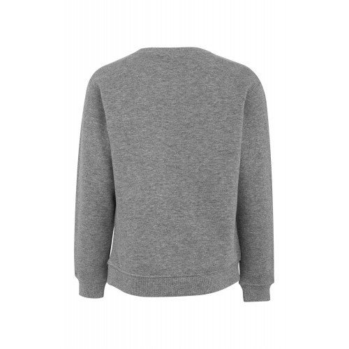 SC270K.SUDADERA CUELLO REDONDO KIDS HEATHER GREY 1/2