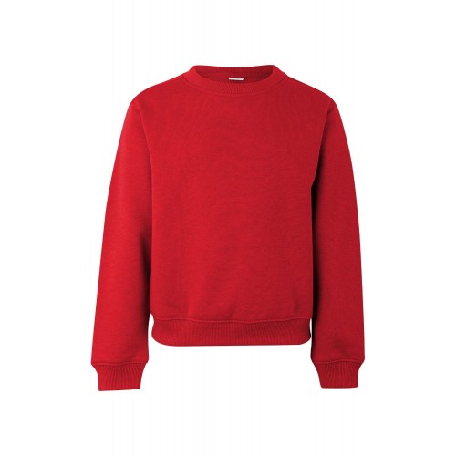 SC270K.SUDADERA CUELLO REDONDO KIDS RED 1/2