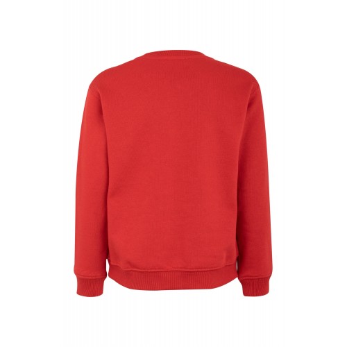 SC270K.SUDADERA CUELLO REDONDO KIDS RED 1/2