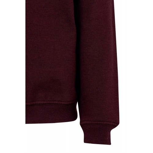 SC270K.SUDADERA CUELLO REDONDO KIDS WINE 1/2