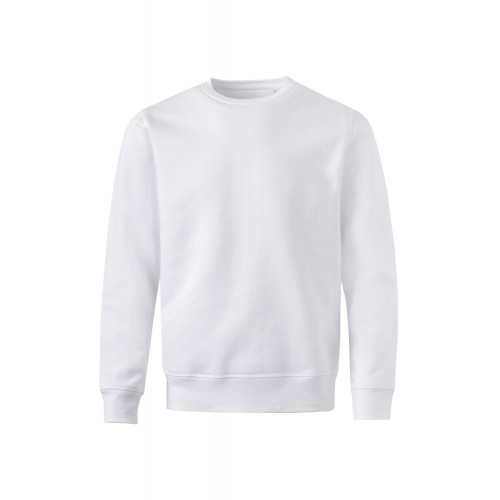 SCN290U.SUDADERA UNISEX GOTS WHITE L