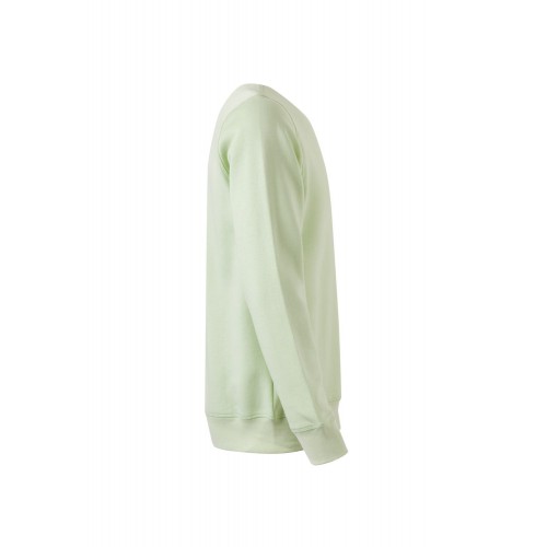 SCN290U.SUDADERA UNISEX GOTS SOFT GREEN 2XL
