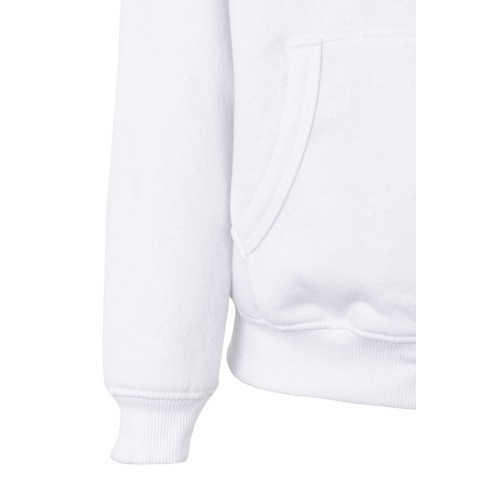 SF270K.SUDADERA CREM/CAPUCHA KIDS WHITE 1/2