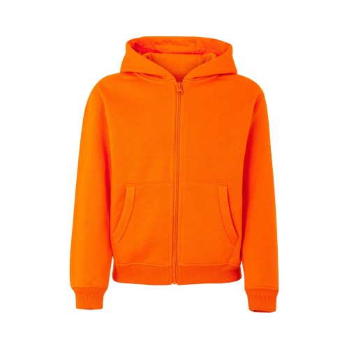 SF270K.SUDADERA CREM/CAPUCHA KIDS ORANGE 1/2