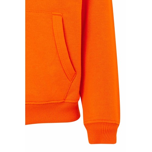SF270K.SUDADERA CREM/CAPUCHA KIDS ORANGE 1/2