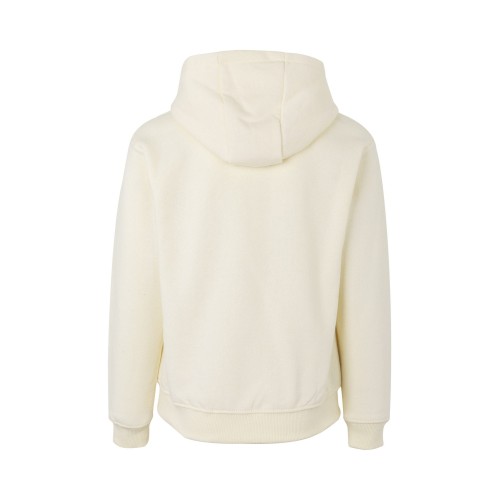 SF270K.SUDADERA CREM/CAPUCHA KIDS IVORY 1/2