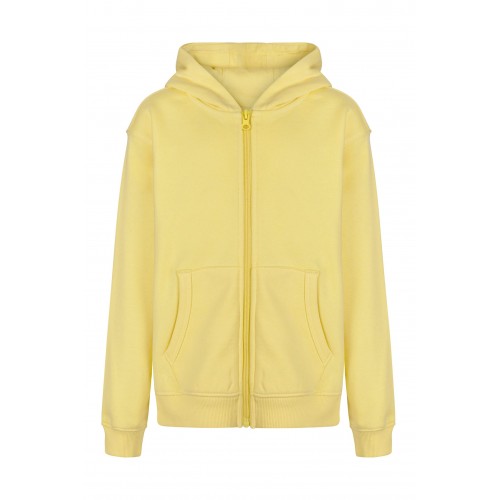 SF270K.SUDADERA CREM/CAPUCHA KIDS SUMMER YELLOW 1/2