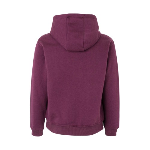 SF270K.SUDADERA CREM/CAPUCHA KIDS WINE 1/2