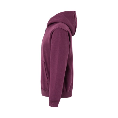 SF270K.SUDADERA CREM/CAPUCHA KIDS WINE 1/2