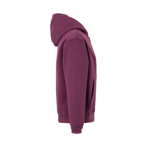 SF270K.SUDADERA CREM/CAPUCHA KIDS WINE 1/2