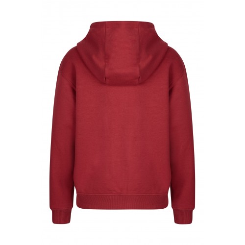 SF270K.SUDADERA CREM/CAPUCHA KIDS CRIMSON 1/2