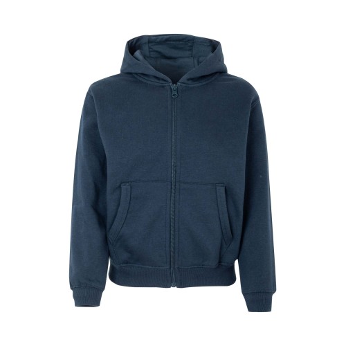 SF270K.SUDADERA CREM/CAPUCHA KIDS NAVY 1/2