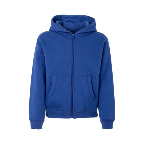 SF270K.SUDADERA CREM/CAPUCHA KIDS ROYAL BLUE 1/2