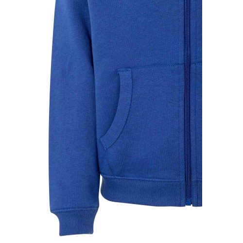 SF270K.SUDADERA CREM/CAPUCHA KIDS ROYAL BLUE 1/2