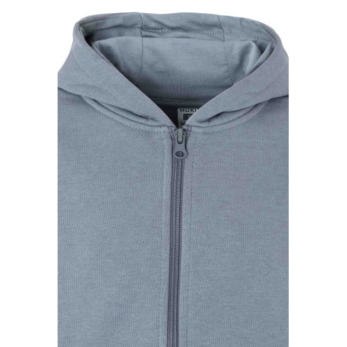 SF270K.SUDADERA CREM/CAPUCHA KIDS BLUE FOG 1/2