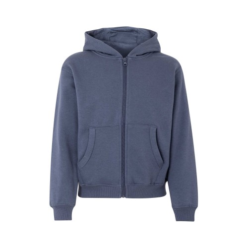 SF270K.SUDADERA CREM/CAPUCHA KIDS DENIM BLUE 1/2