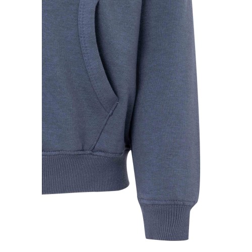 SF270K.SUDADERA CREM/CAPUCHA KIDS DENIM BLUE 1/2