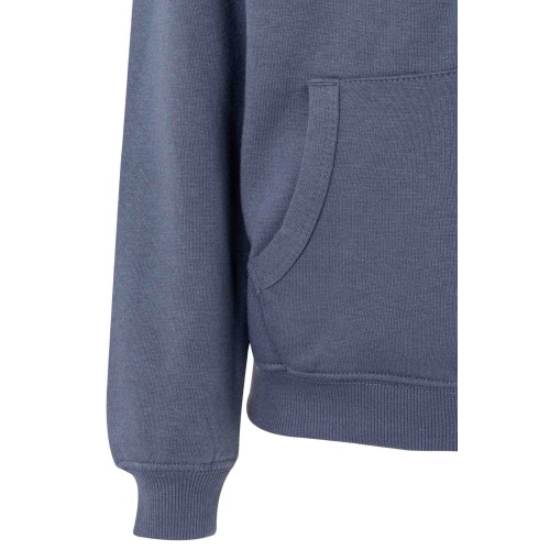 SF270K.SUDADERA CREM/CAPUCHA KIDS DENIM BLUE 1/2