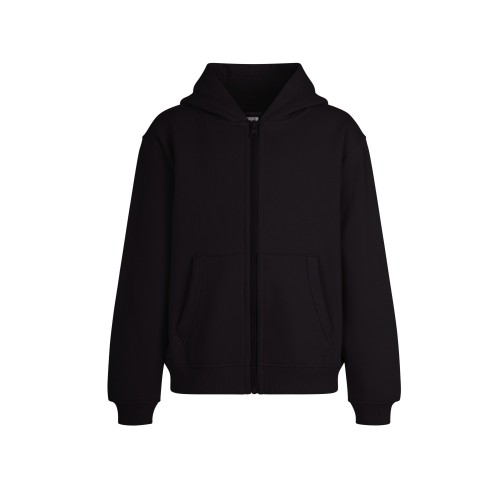 SF270K.SUDADERA CREM/CAPUCHA KIDS DARK PLUM 1/2