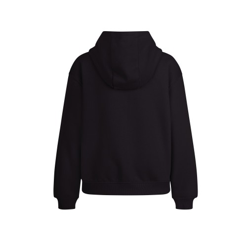 SF270K.SUDADERA CREM/CAPUCHA KIDS DARK PLUM 1/2